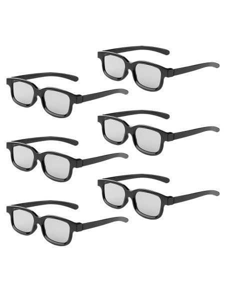 Gafas 3D Reald TOUMEI - Polarizadas Circulares (6 Piezas)