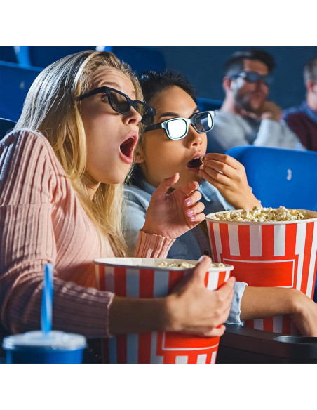 Gafas 3D Reald TOUMEI - Polarizadas Circulares (6 Piezas)