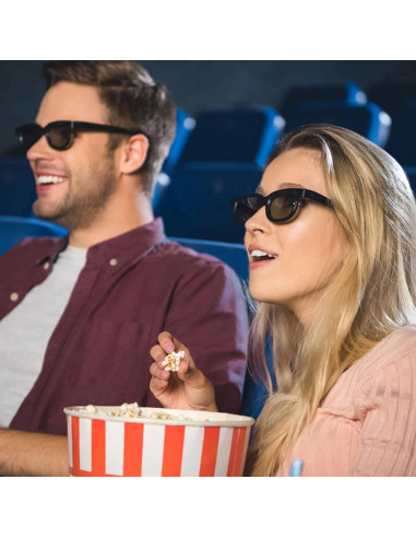 Gafas 3D Reald TOUMEI - Polarizadas Circulares (6 Piezas)