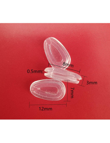 Almohadillas Nasales Transparentes NicelyFit para Gafas Oakley