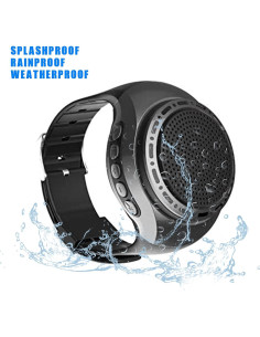 Reloj Altavoz Bluetooth Impermeable OriDecor u6 con Radio FM 2