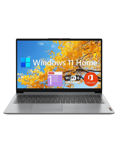 Laptop Lenovo IdeaPad 1 15.6" FHD, 12GB RAM, 512GB SSD, Windows 11