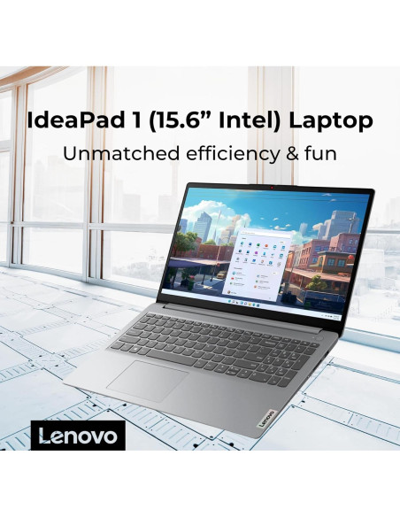 Laptop Lenovo IdeaPad 1 15.6" FHD, 12GB RAM, 512GB SSD, Windows 11