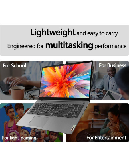 Laptop Lenovo IdeaPad 1 15.6" FHD, 12GB RAM, 512GB SSD, Windows 11