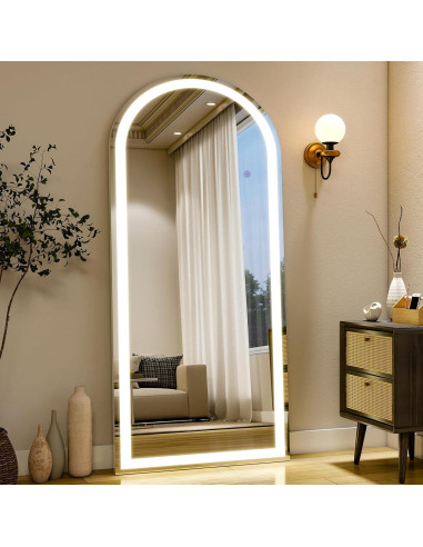 Espejo de Cuerpo Completo Easly 172.72x66.04 cm LED 3 Colores