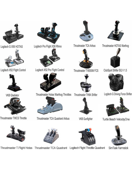 Soporte de Joystick Avisiri para Silla de Juego - Compatible con Hotas