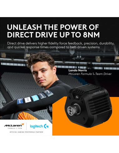 Volante de Simulación Logitech G RS50 para Xbox/PC - 8 Nm