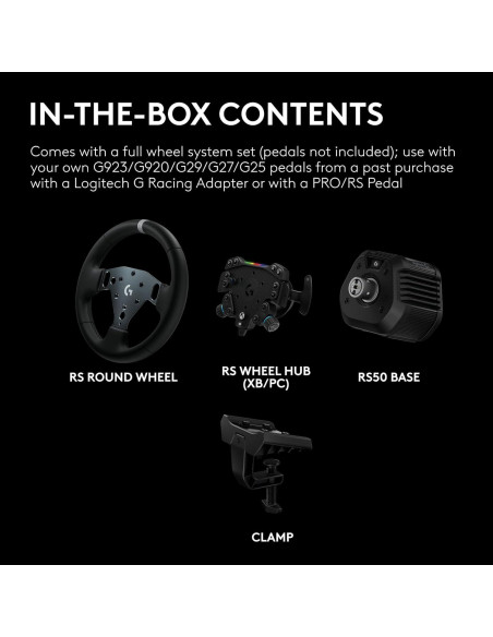 Volante de Simulación Logitech G RS50 para Xbox/PC - 8 Nm Volante de Simulación Logitech G RS50 para Xbox/PC - 8 Nm