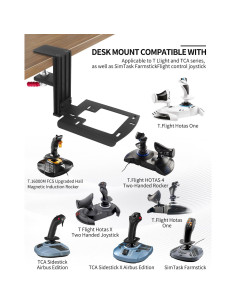 Soporte de Escritorio Metal Easyget para Controladores de Vuelo 2