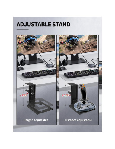 Soporte de Escritorio Metal Easyget para Controladores de Vuelo