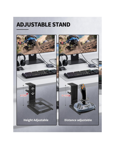 Soporte de Escritorio Metal Easyget para Controladores de Vuelo