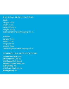 Yugo de Simulador de Vuelo Logitech G Saitek X52 Renovado 2