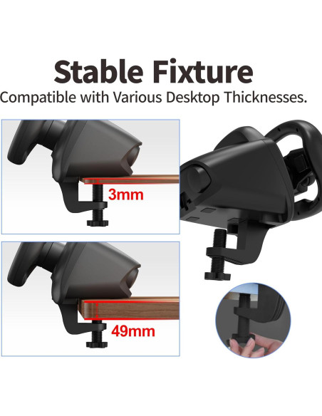 Volante de Juego DOYO KT820D Inalámbrico 270 para PS4/PC