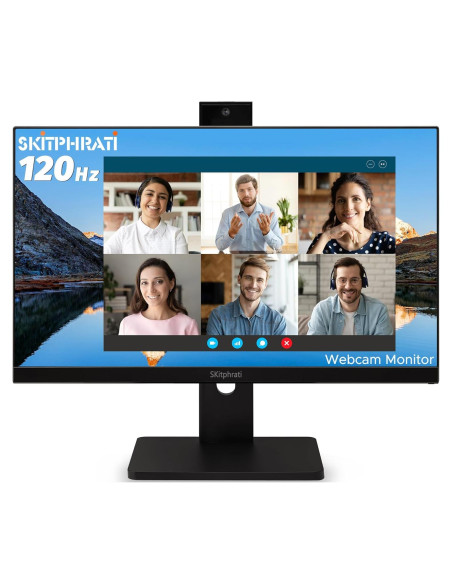 Monitor Empresarial 23.8" SKitphrati Full HD 120Hz con Webcam