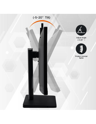 Monitor Empresarial 23.8" SKitphrati Full HD 120Hz con Webcam