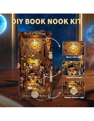 Kit de Rincón de Libros DIY Fisa Trade - El Misterio de Bell