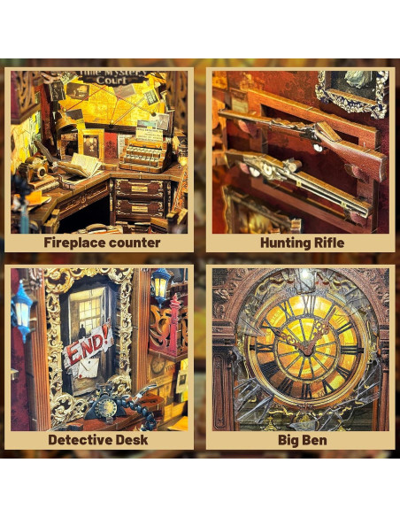 Kit de Rincón de Libros DIY Fisa Trade - El Misterio de Bell Kit de Rincón de Libros DIY Fisa Trade - El Misterio de Bell