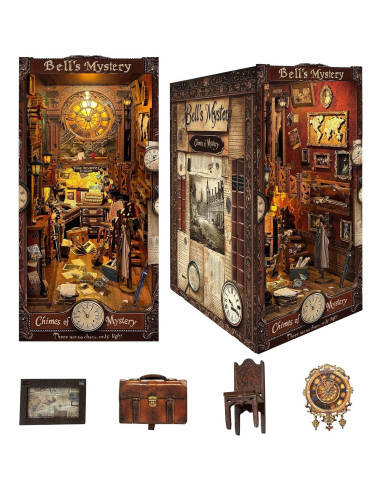 Kit de Rincón de Libros DIY Fisa Trade - El Misterio de Bell