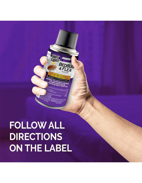Niebla Insecticida Hot Shot 2 Onzas - Control Chinches y Pulgas
