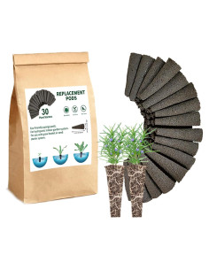 Esponjas de Crecimiento Hidropónicas EVERECOO - 30 Piezas