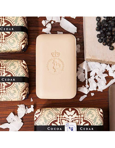 Jabón en Barra Castelbel Azulejos Portugueses 300g Cedro de Cacao