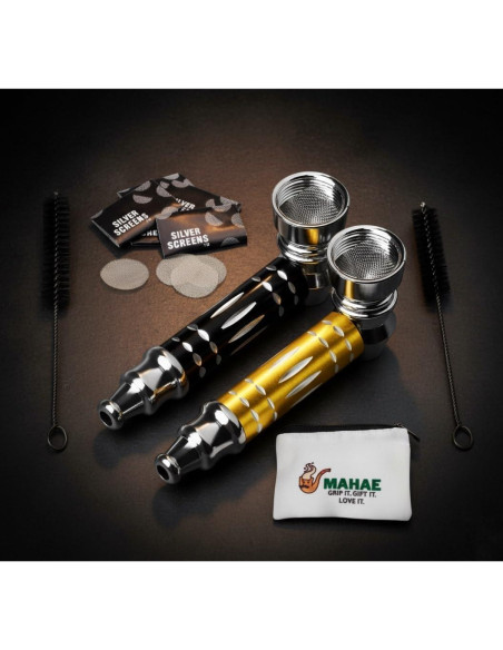 Kit de Pipa de Tabaco Tradicional MAHAE - 2 Piezas Portátil