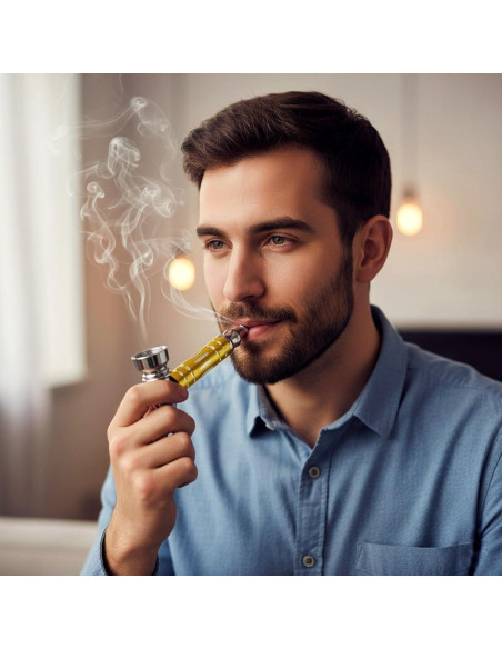 Kit de Pipa de Tabaco Tradicional MAHAE - 2 Piezas Portátil