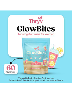 Gominolas Bronceadoras UVBites 60 Unidades Sabor Limonada Rosa 2