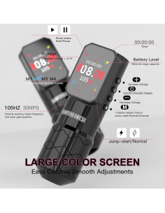 Kit de Tatuaje Inalámbrico Wormhole 54 Piezas con Tinta Xtreme 2