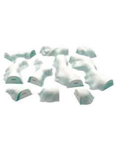 Terreno de Guerra de Mesa en Miniatura - Trinchera Hielo Terreno Pintado