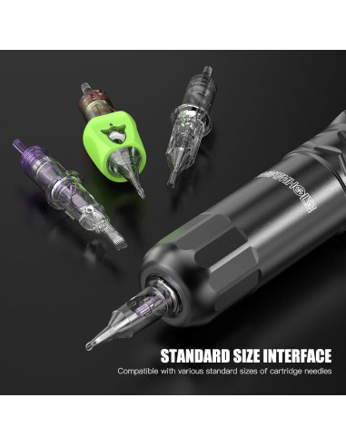 Kit de Tatuaje Profesional Wormhole WTK375 Inalámbrico 20 Piezas