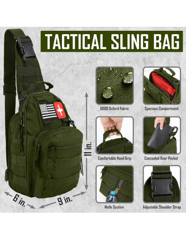 Kit de Supervivencia XIFOZA 268 Piezas con Primeros Auxilios