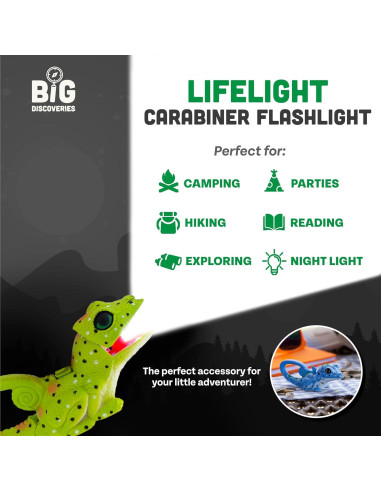 Linterna Mini WildLight Verde para Niños - Baterías Incluidas