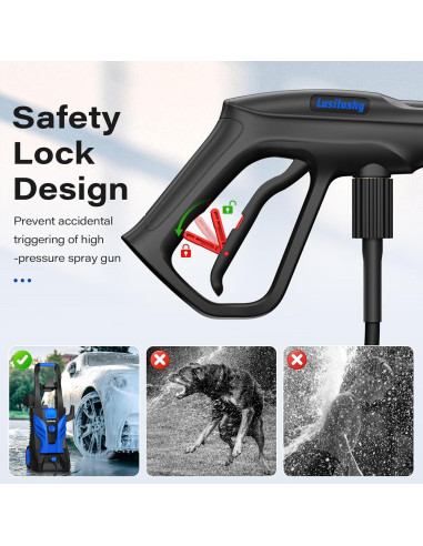 Limpiadora a Presión Lusilushy S5-1 2300 PSI 9.46 L/min Azul