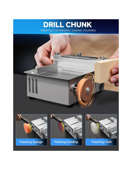 Mini Sierra de Mesa MIMYTH 200W Ajustable para Manualidades