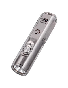 Linterna de Llavero RovyVon A4 Pro Titanio 650 Lúmenes USB-C