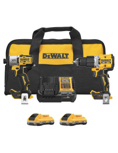 Kit Combo Taladro de Martillo y Destornillador DEWALT 20V