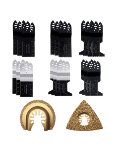 20 Hojas de Sierra Oscilante Carburo TuhooMall - Compatibles con Fein, Bosch