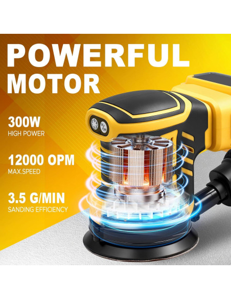 Lijadora Detallada Inalámbrica DeWalt DWS924 12,000 OPM