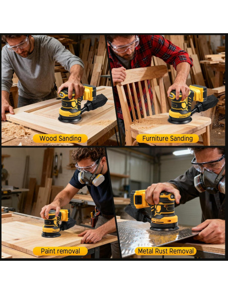 Lijadora Detallada Inalámbrica DeWalt DWS924 12,000 OPM