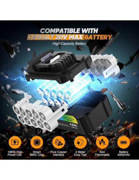 Amoladora Angular Inalámbrica OUBA 20V con 56 Accesorios