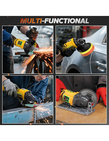 Amoladora Angular Inalámbrica OUBA 20V con 56 Accesorios