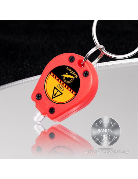 Paquete de 6 Linternas LED Rojas RaySoar para Observación Nocturna