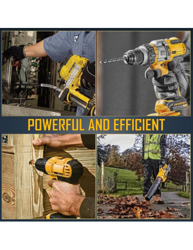 2 Paquetes Batería Dewalt 20V 12Ah Reemplazo Compatible