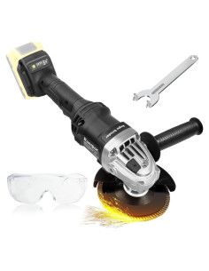 Amoladora Angular Inalámbrica Rueqior 20V MAX 10000 RPM 4.5"