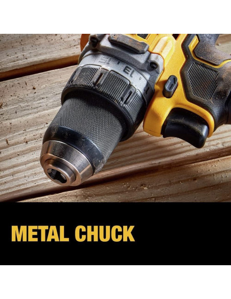 Taladro Inalámbrico DEWALT 20V MAX XR DCD800D1E1 con Baterías