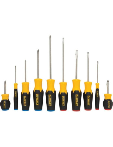 Juego de Destornilladores DEWALT 10 Piezas DWHT62513 Ergonómico