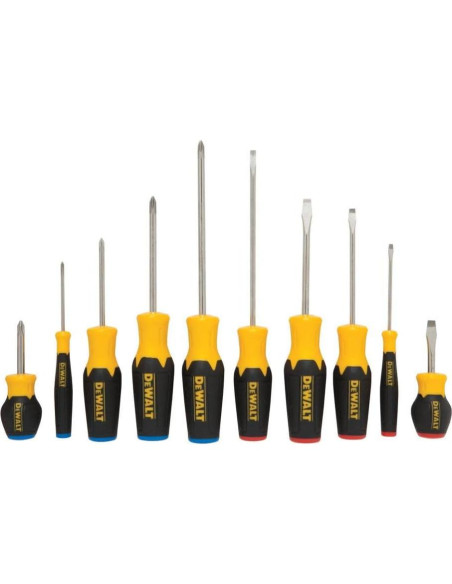 Juego de Destornilladores DEWALT 10 Piezas DWHT62513 Ergonómico
