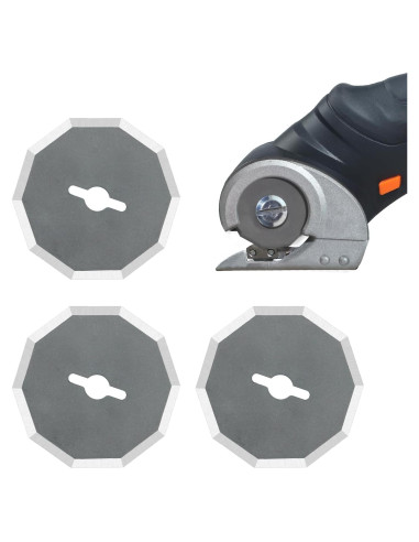 Cuchillas de Repuesto Rokiya para Worx ZipSnip 3 Pcs 3.81 cm