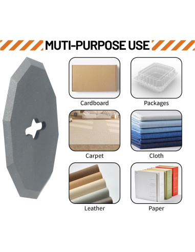 Cuchillas de Repuesto Rokiya para Worx ZipSnip 3 Pcs 3.81 cm